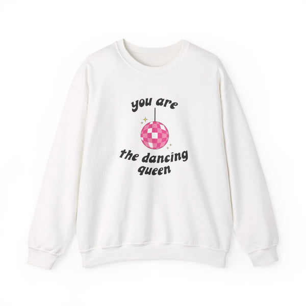 Dancing Queen Sweatshirt White Front