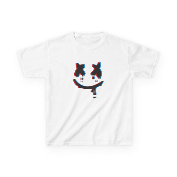Blue Blur - White Helmet DJ Kids T-Shirt White Front
