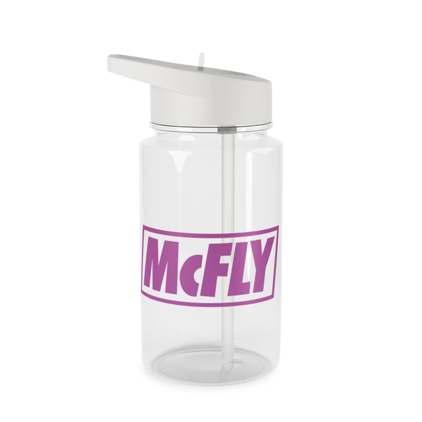 Yellow And Purple - McBand Clear Water Bottle