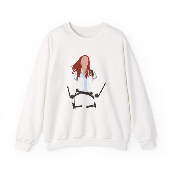 Black Widow Sweatshirt White Front