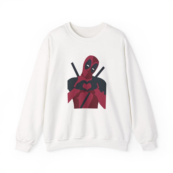 DP heart Sweatshirt White Front
