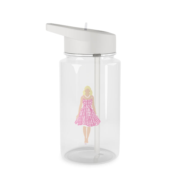 Pink Dress - Margot Clear Water Bottle