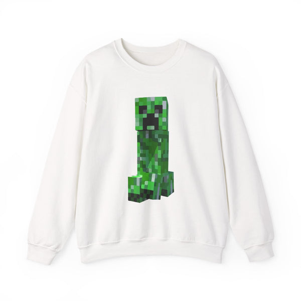 Mining Creeper Sweatshirt White Front
