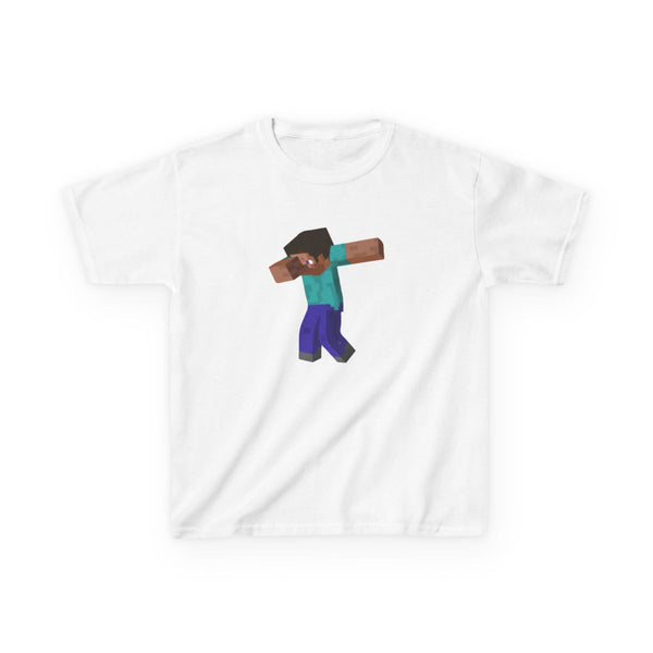 Steve Dab - Mining Kids T-Shirt White Front