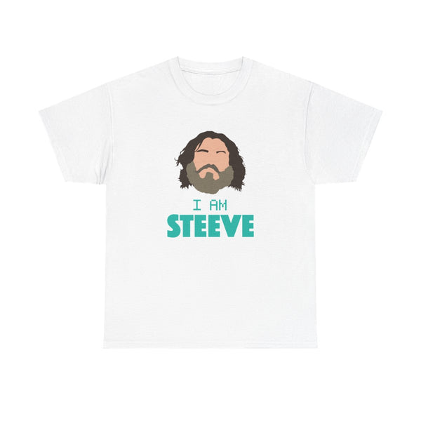 Jack I Am Steve T-Shirt White Front