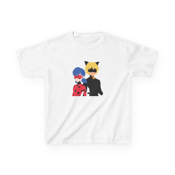 Red And Blue Kids T-Shirt White Front