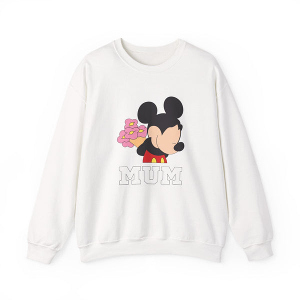 Mouse Mum Sweatshirt White Front