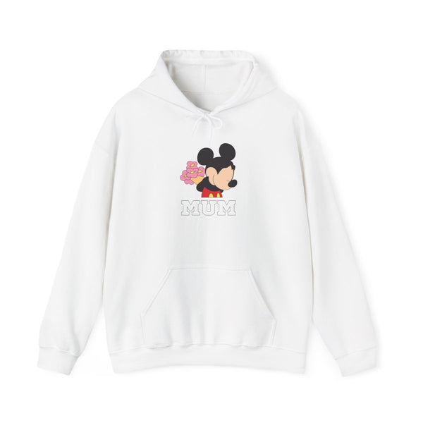 Mouse Mum Hoodie White Front