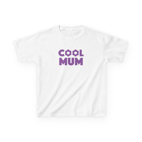 Cool Mum Kids T-Shirt White Front