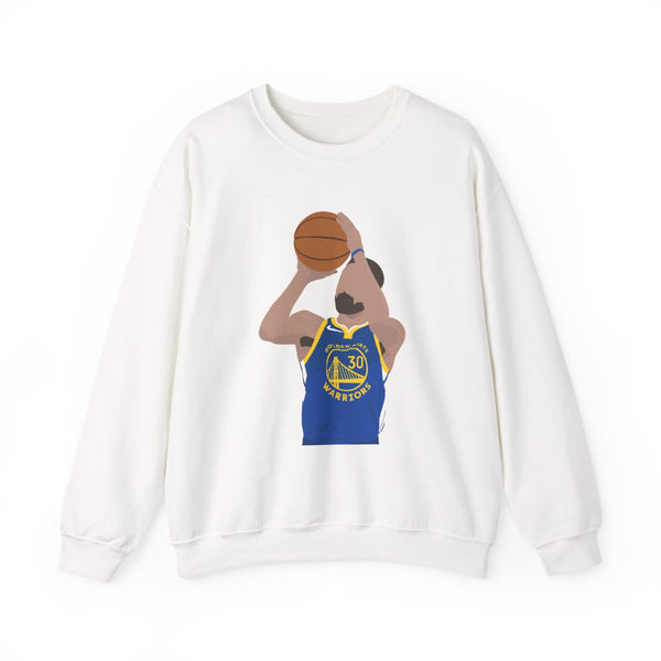 Curry - Basketball Sweatshirt White Front