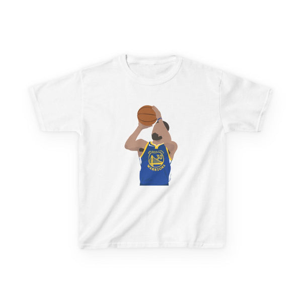 Curry - Basketball Kids T-Shirt White Front