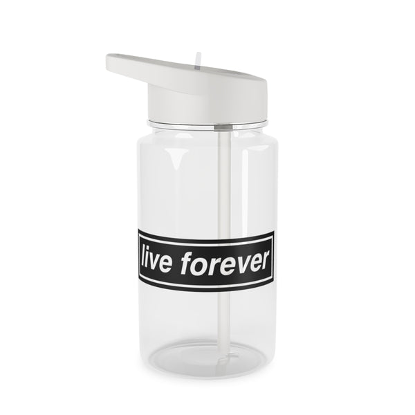 Live Forever Clear Water Bottle