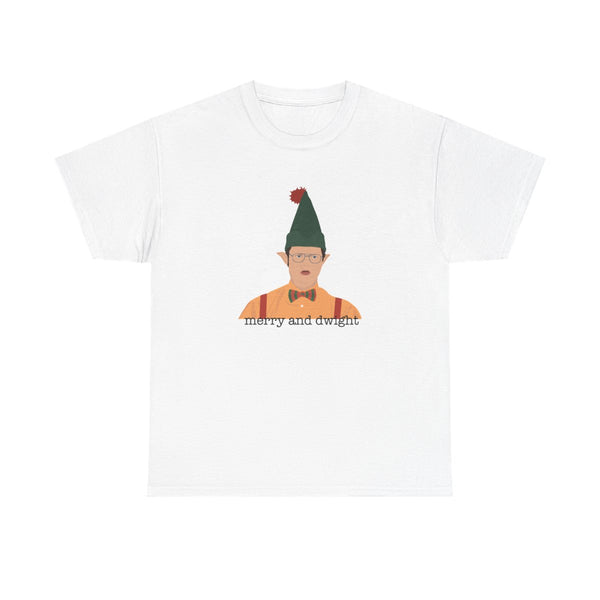 Merry And Dwight T-Shirt White Front
