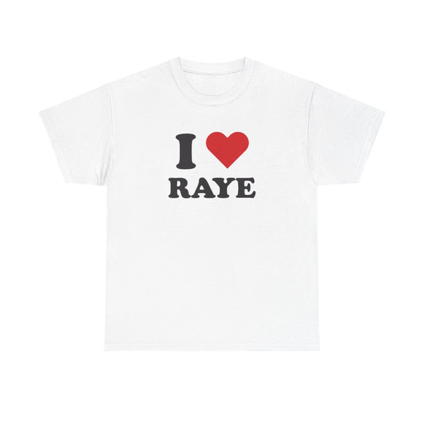 I Love Raye - Festival T-Shirt White Front