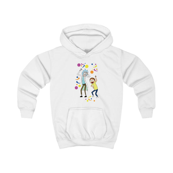 R&M Dancing Kids Hoodie White Front