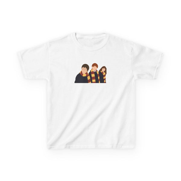 Wizard Cartoons Kids T-Shirt White Front