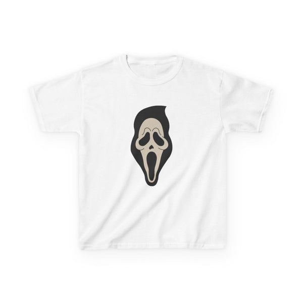 Pink Ghostface Pattern - Scream Kids T-Shirt White Front