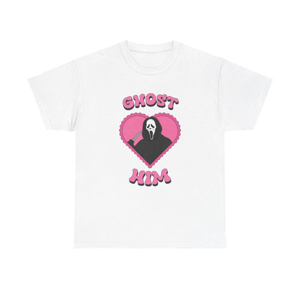 Ghost Him T-Shirt White Front