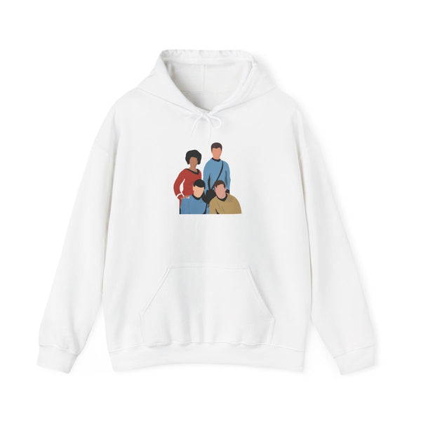 Characters Hoodie White Front