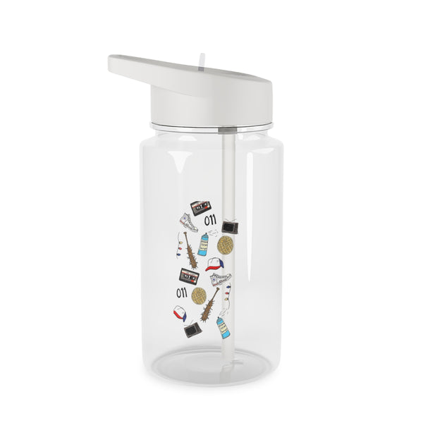 Stranger Drawings Clear Water Bottle
