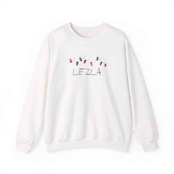 Fairy Lights - Personalised Stranger Sweatshirt White Front
