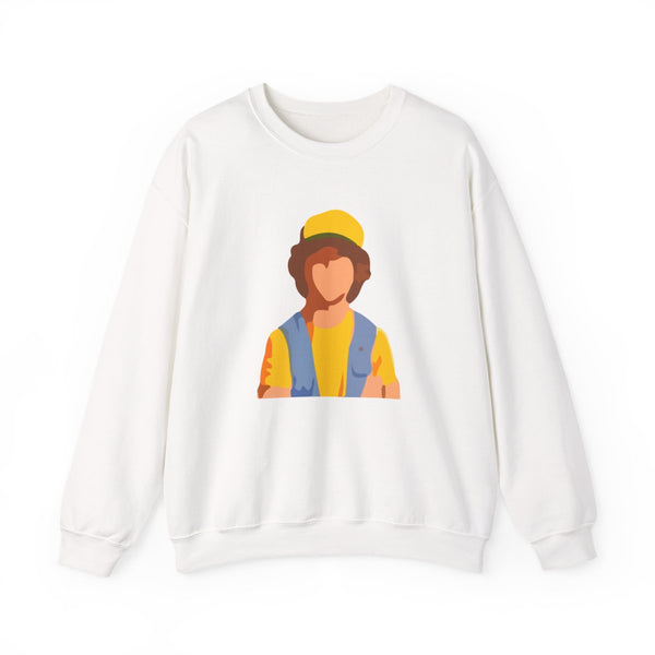 Faceless Dustin - Stranger Things Sweatshirt White Front