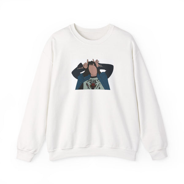 Eddie Munson Sweatshirt White Front