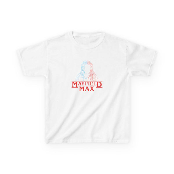 Blue And Red Max Kids T-Shirt White Front