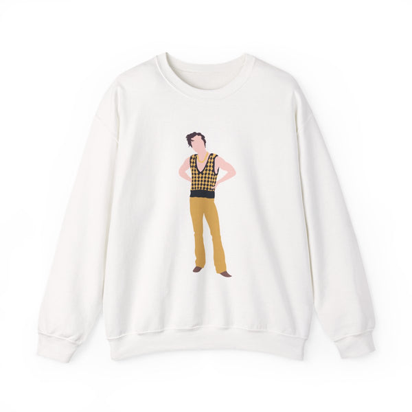 Yellow Vest - Harry Sweatshirt White Front