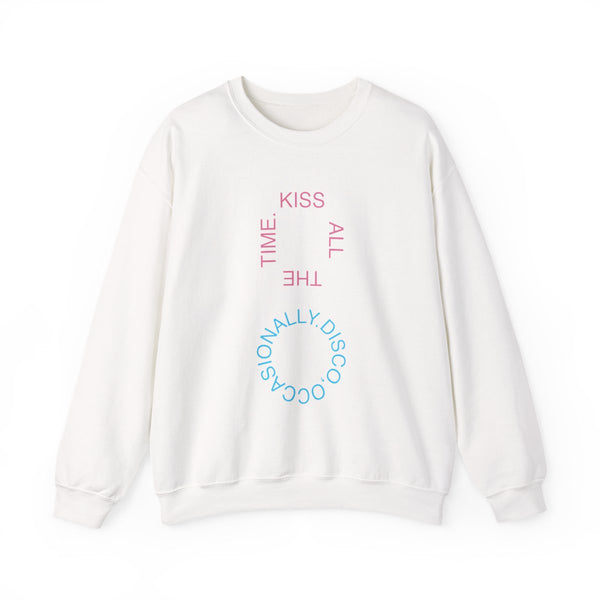 Kiss All Of The Time Sweatshirt White Front