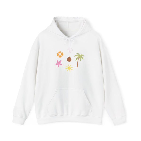 Summer Essentials Hoodie White Front