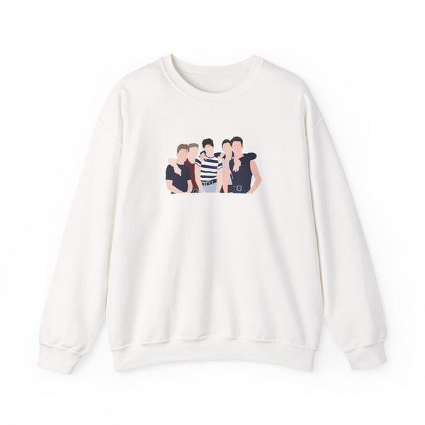 Take Band Members Sweatshirt White Front