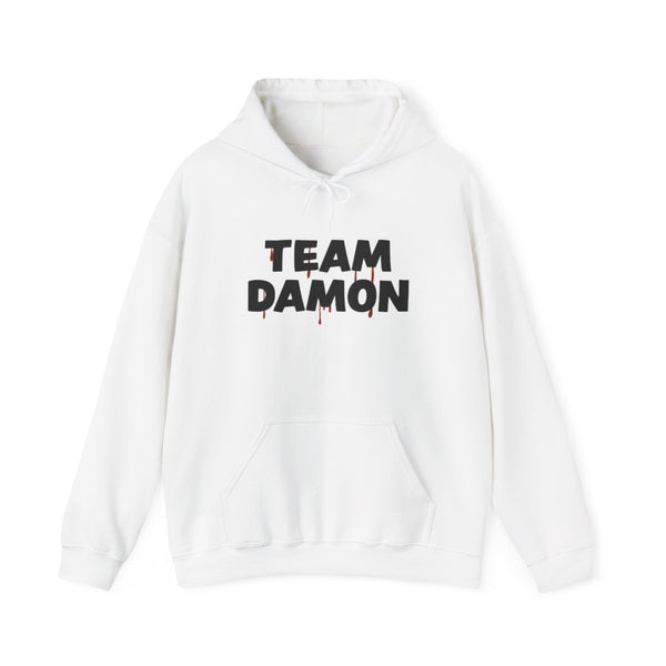 Team Damon - VD Hoodie White Front