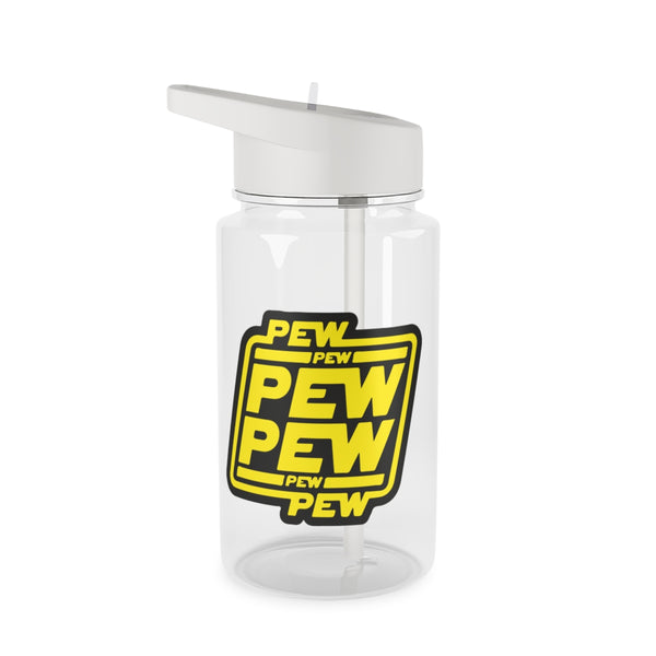Pew Pew Clear Water Bottle