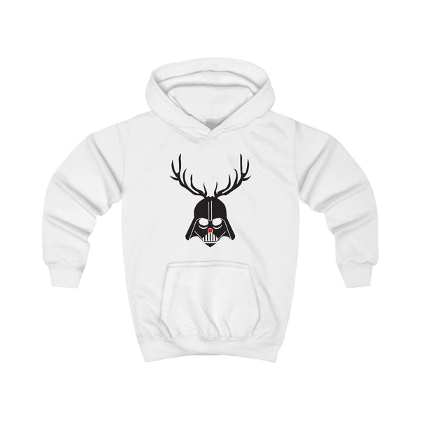 Christmas Darth Vader Kids Hoodie White Front