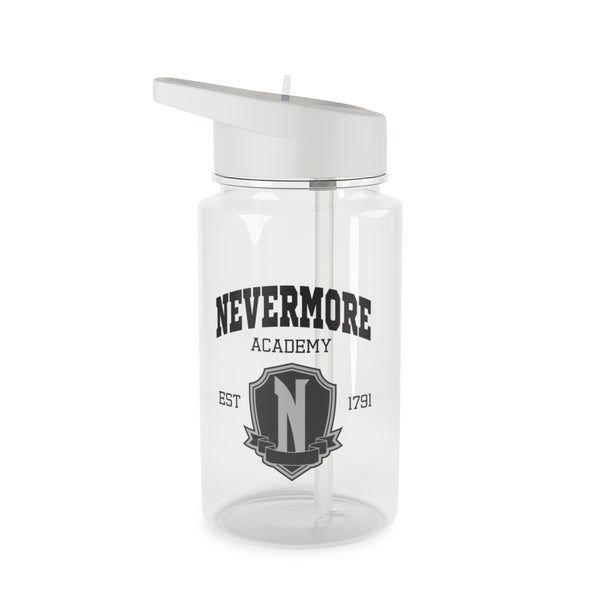 Addams Academy Gray Clear Water Bottle