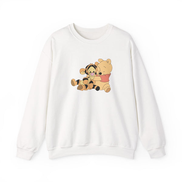 A Hug Said Pooh - Winnie Sweatshirt White Front