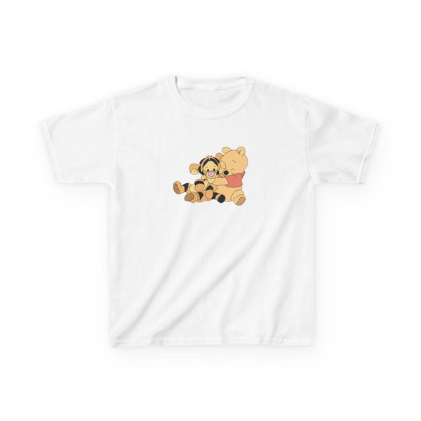 A Hug Said Pooh - Winnie Kids T-Shirt White Front