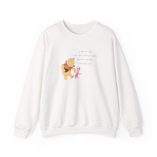 I'll Stay There Forever - Winnie Sweatshirt White Front