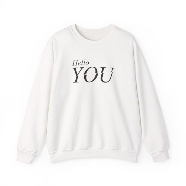 Hello You Sweatshirt White Front