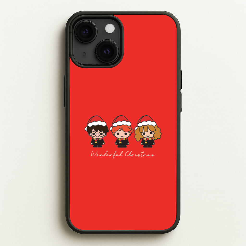 Wizards With Christmas Hats iPhone 13 Mini Case