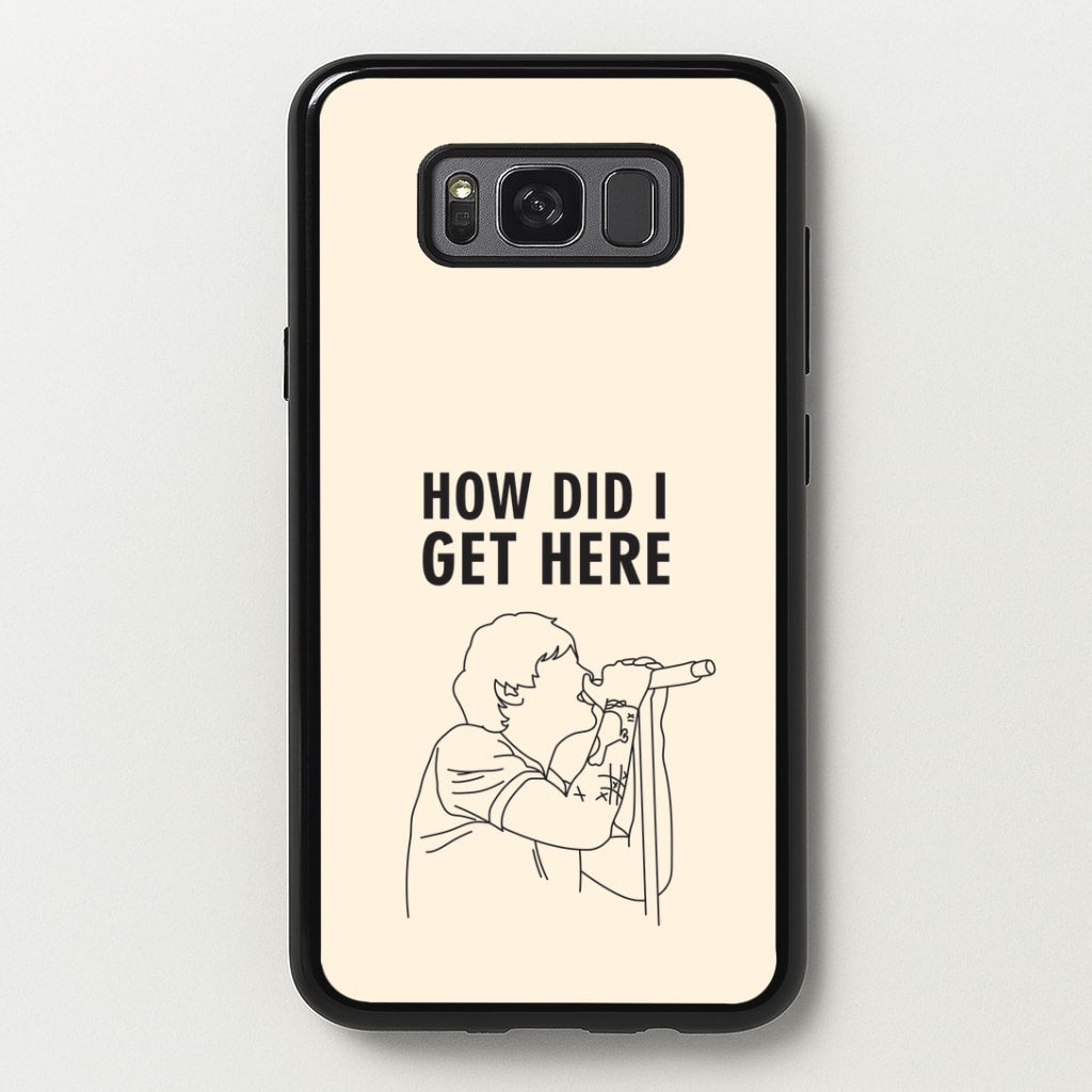 How Did I Get Here Outline Galaxy S8 Plus Case