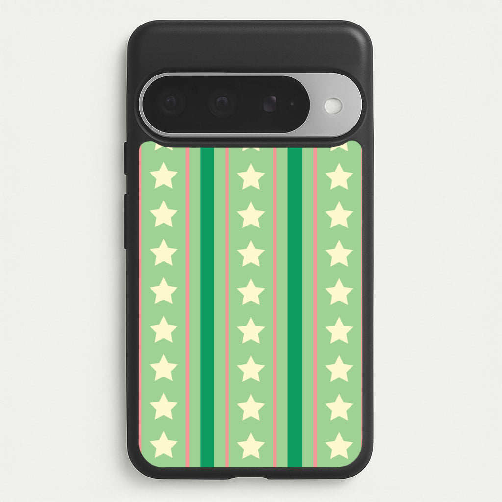 Stars And Stripes Christmas Pattern Google Pixel 10 Pro XL Case