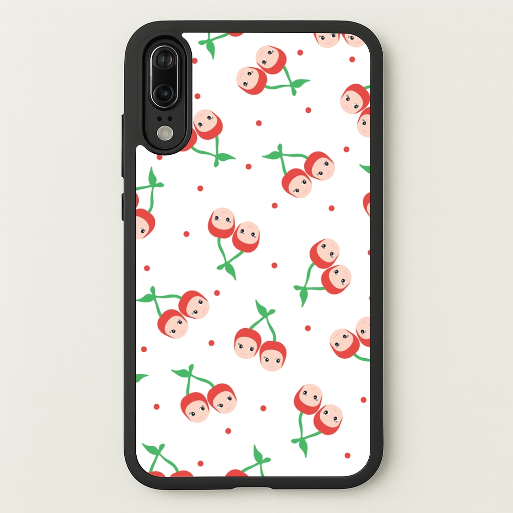 Cherry Angels Pattern Huawei P20 Case