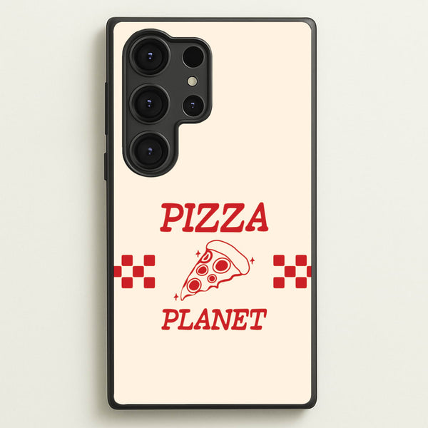 Retro Pizza Planet Galaxy S25 Ultra Case
