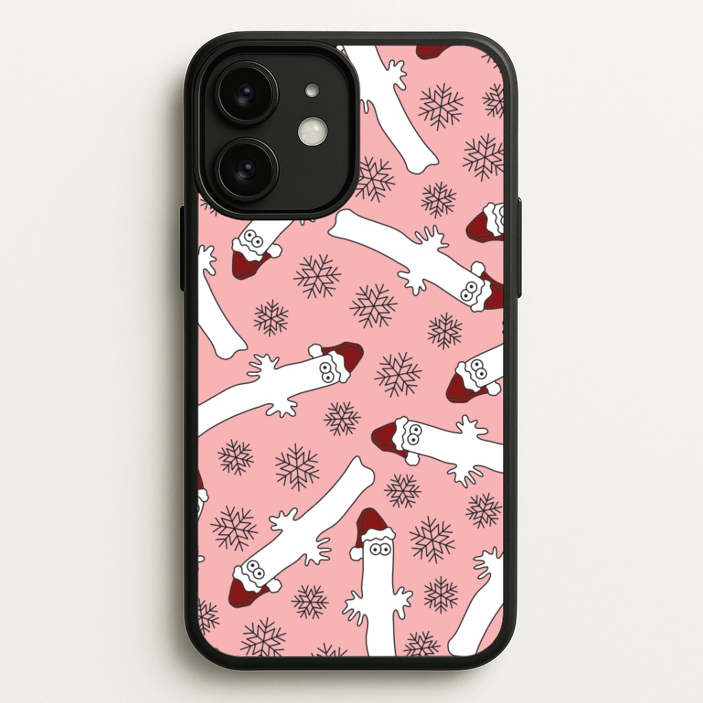 Wiggly Moom Xmas Hat Pattern iPhone 11 Case