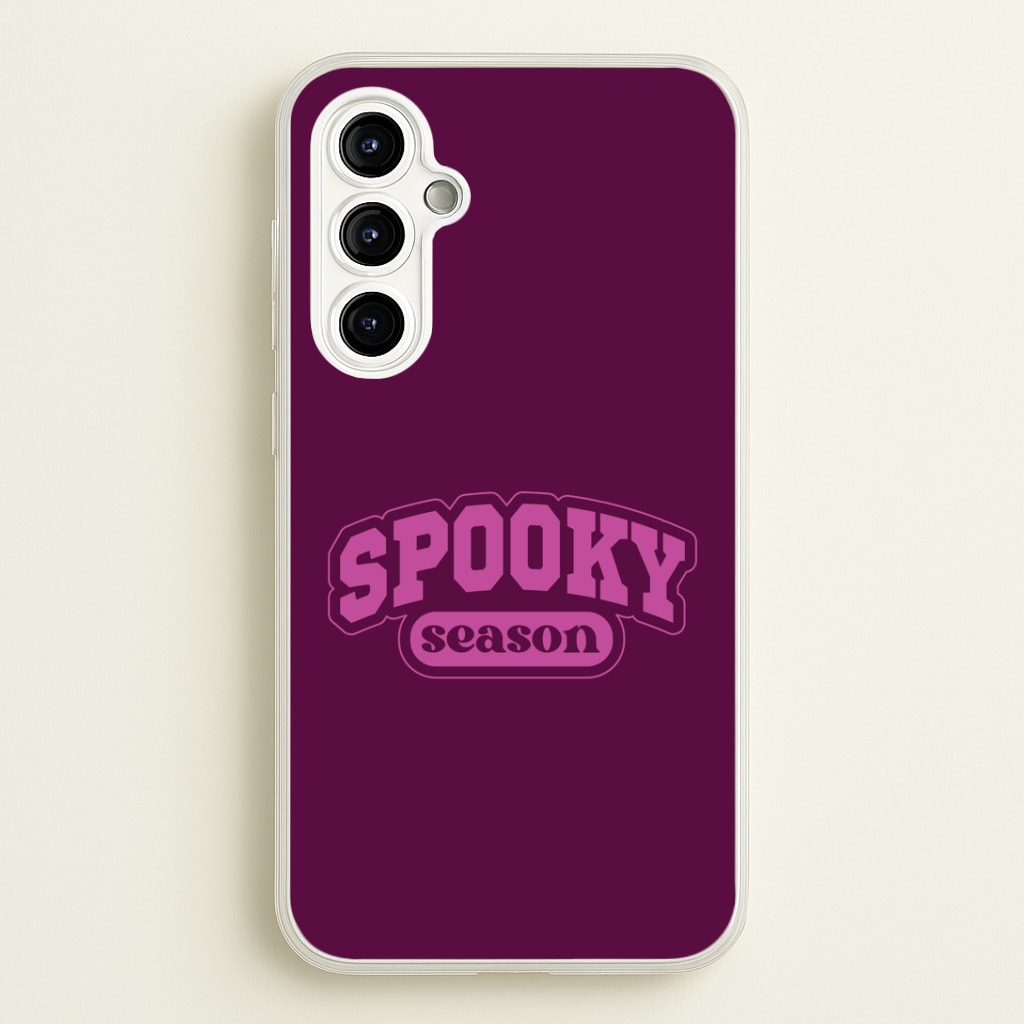 Spooky Season Varsity Galaxy A54 Case