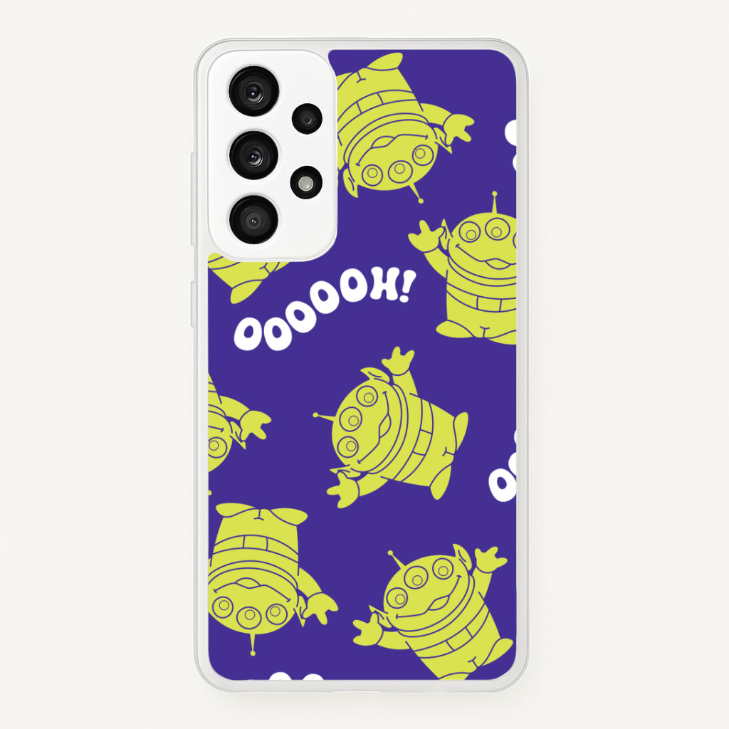 Toy Aliens Silhouette Pattern Galaxy A53 Case