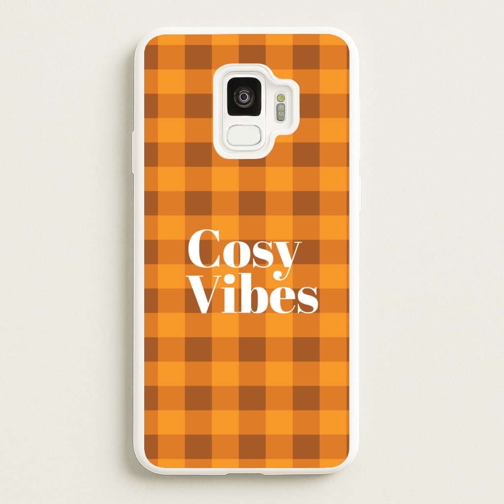 Checkered Cosy Vibes Galaxy S9 Case
