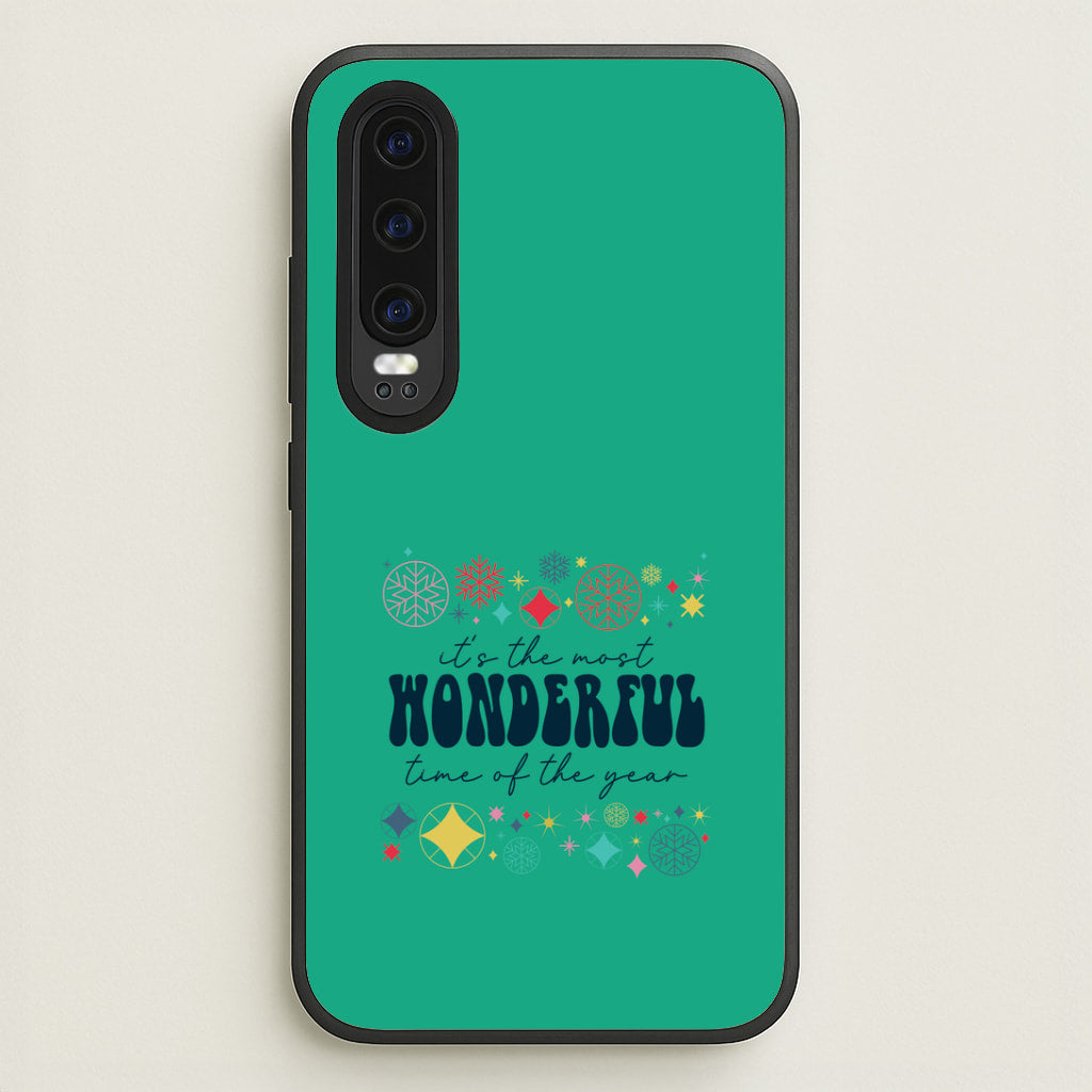 The Most Wonderful Time Of The Year Geometric Huawei P30 Case